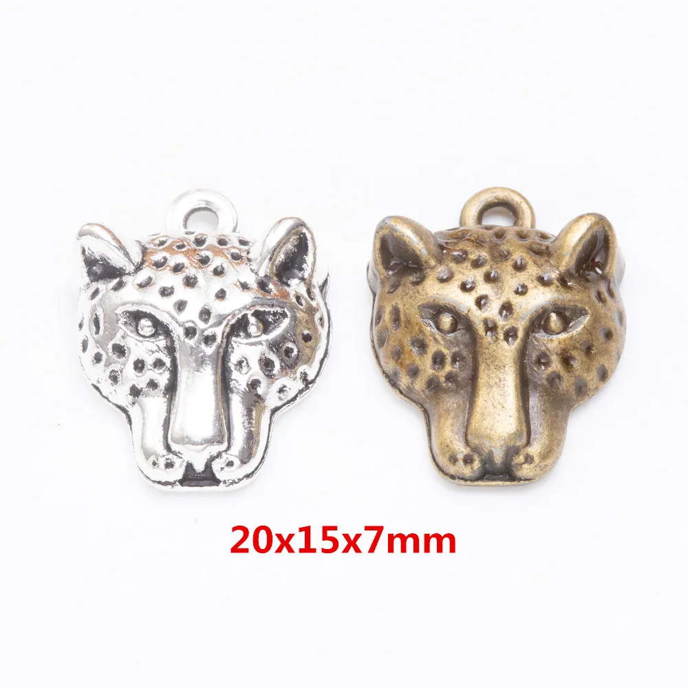 20 pieces (leopard) vintage zinc alloy charm metal pendant DIY jewelry discovery making accessories 595
20 pieces (leopard) vintage zinc alloy charm metal pendant DIY jewelry discovery making accessories 595