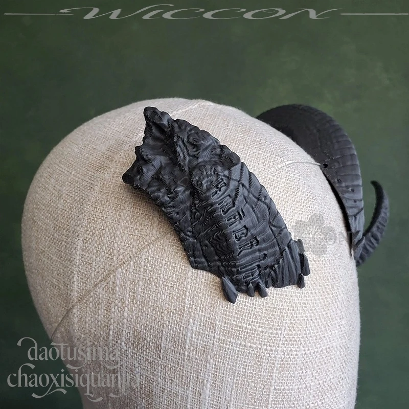 Karlach Cosplay Dragon Horns 3D Printed PLA Goth Headwear Accessories For BG3 Halloween Events
Karlach Cosplay Dragon Horns 3D Printed PLA Goth Headwear Accessories For BG3 Halloween Events