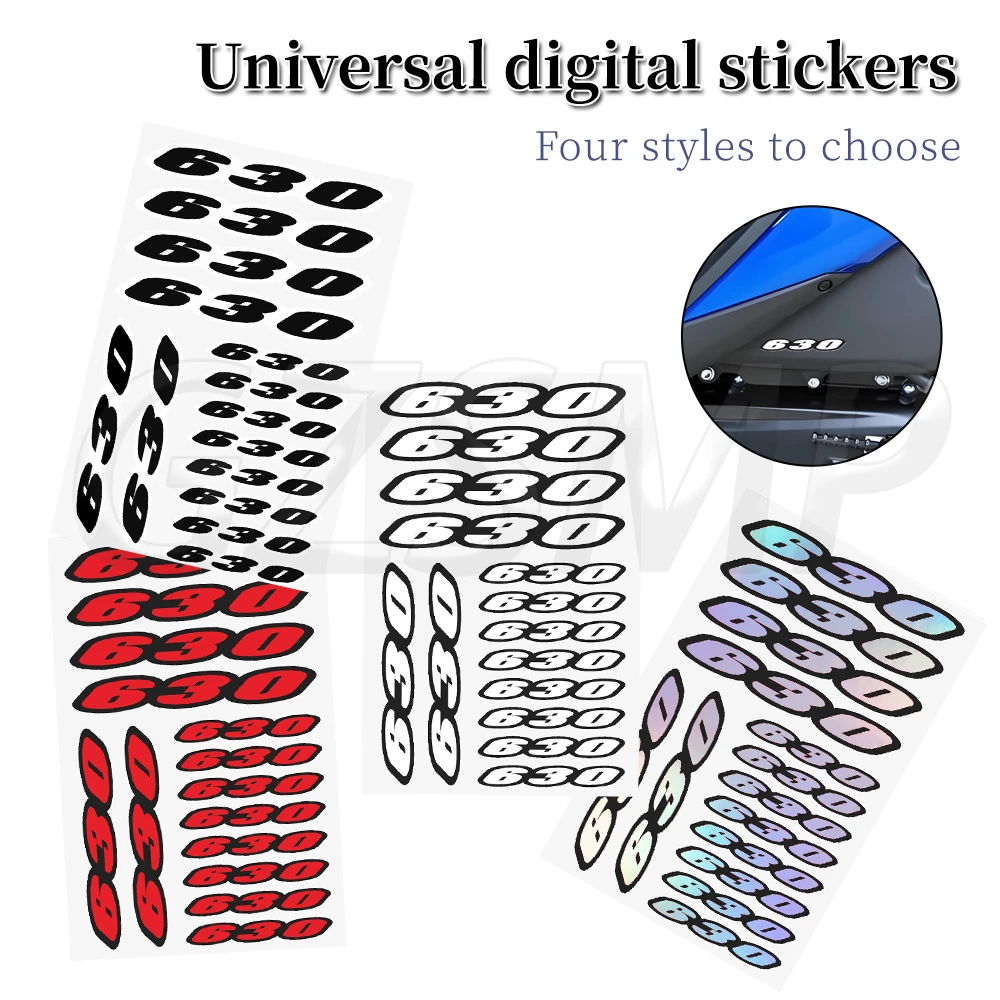 Motorcycle Universal Digit Stickers Number 630 Motorcross Body Deco Decal Fit for HUSQVARNA SMR TE SM 630
Motorcycle Universal Digit Stickers Number 630 Motorcross Body Deco Decal Fit for HUSQVARNA SMR TE SM 630