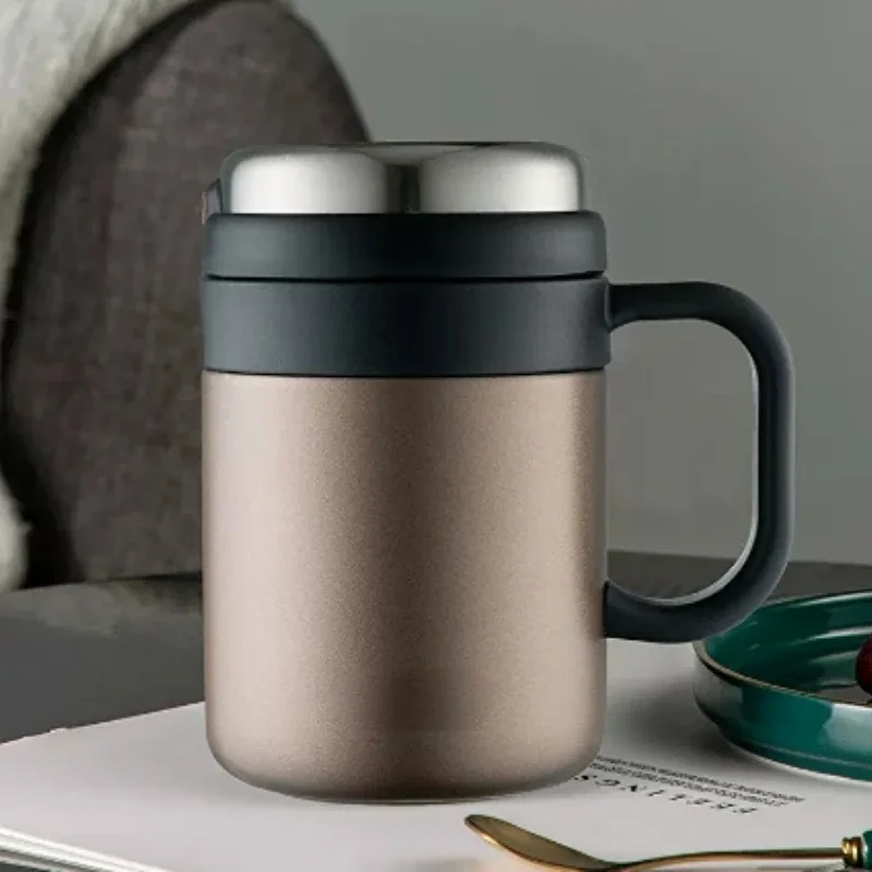 316 Stainless Steel Vacuum Cup Men's High-Grade Large Capacity Lettering Custom Water Cup Office Tea Brewing water cup
316 Stainless Steel Vacuum Cup Men's High-Grade Large Capacity Lettering Custom Water Cup Office Tea Brewing water cup