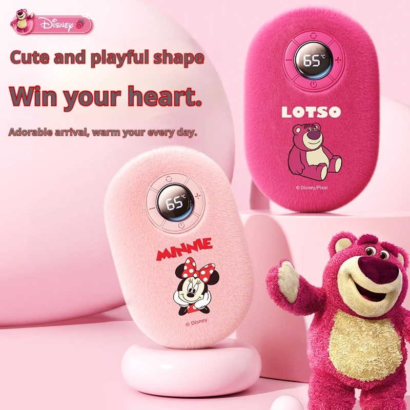 Winter Plush Hand Warmer Rechargeable Cute Minnie Mickey Design Dual-Sided Heating Handheld USB Portable Electric Pocket Heater
Winter Plush Hand Warmer Rechargeable Cute Minnie Mickey Design Dual-Sided Heating Handheld USB Portable Electric Pocket Heater