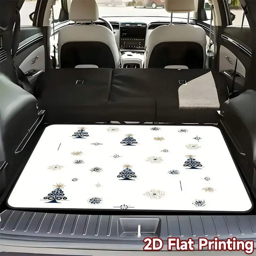 2D Flat Print Car Trunk Mat With Christmas Tree And Snowflake Design
2D Flat Print Car Trunk Mat With Christmas Tree And Snowflake Design