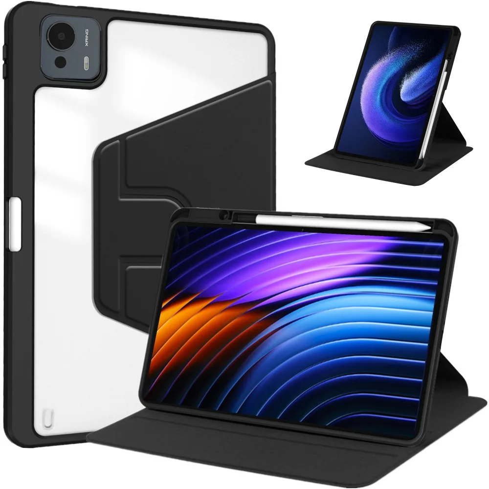 Tablet Funda Case for Xiaomi Pad 7S Pro 12.5"2025 with Pen Holder 360° Rotating Clear Hard Stand Flip Kickstand Shockproof Cover
Tablet Funda Case for Xiaomi Pad 7S Pro 12.5"2025 with Pen Holder 360° Rotating Clear Hard Stand Flip Kickstand Shockproof Cover