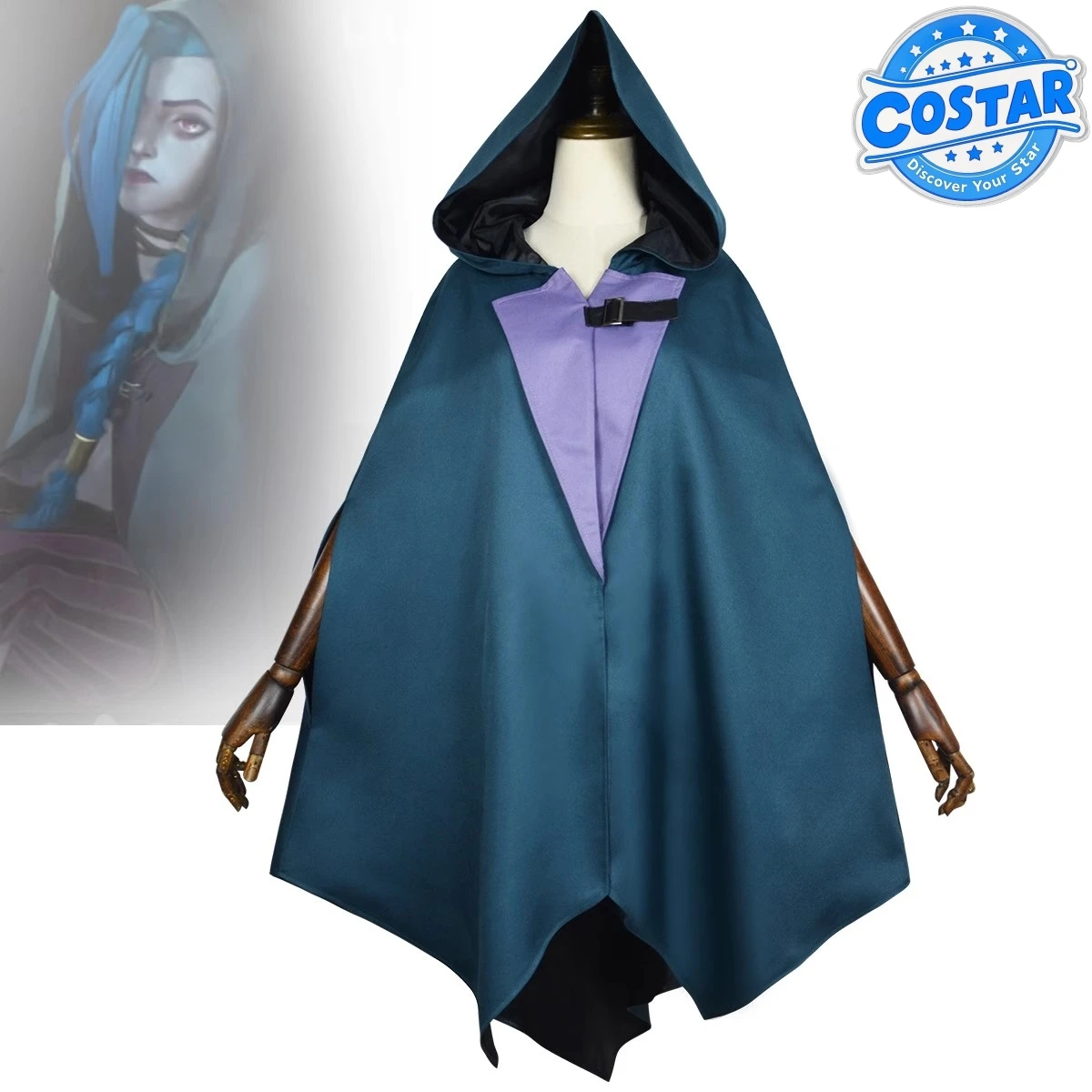 Jinx Cloak Cosplay Costume LOL Arcane Anime Clothes Halloween Costume for Women Men Party Carnival Outfit Props Customized
Jinx Cloak Cosplay Costume LOL Arcane Anime Clothes Halloween Costume for Women Men Party Carnival Outfit Props Customized