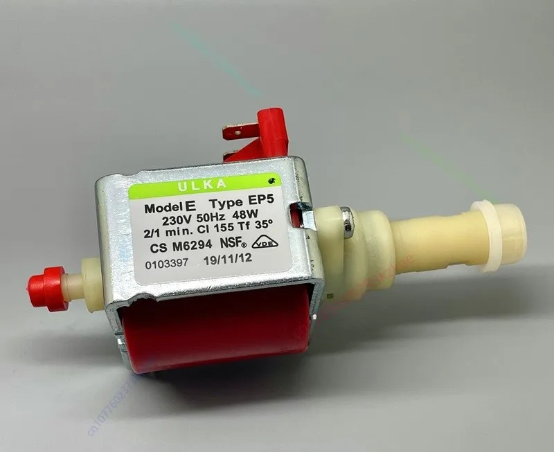 1 шт. новый оригинальный электромагнитный насос ULKA EP5 230 В 48 Вт водяной насос для кофемашины 100 В 55 Вт
1 шт. новый оригинальный электромагнитный насос ULKA EP5 230 В 48 Вт водяной насос для кофемашины 100 В 55 Вт