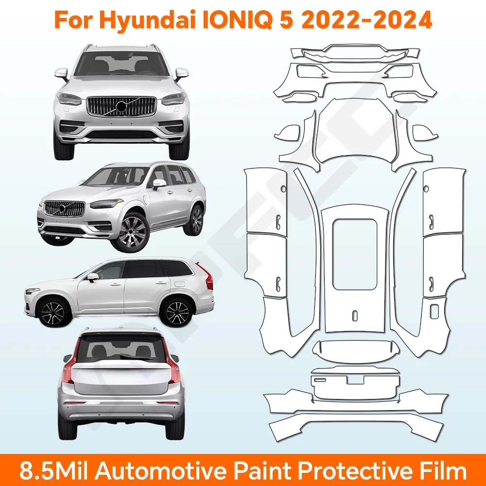 9.5Mil Pre-Cut TPU PPF Clear Bra Anti-Scratch Self Healing Film for Volvo XC90 INSCRIPTION T5 T6 B5 B6 2020-2023
9.5Mil Pre-Cut TPU PPF Clear Bra Anti-Scratch Self Healing Film for Volvo XC90 INSCRIPTION T5 T6 B5 B6 2020-2023