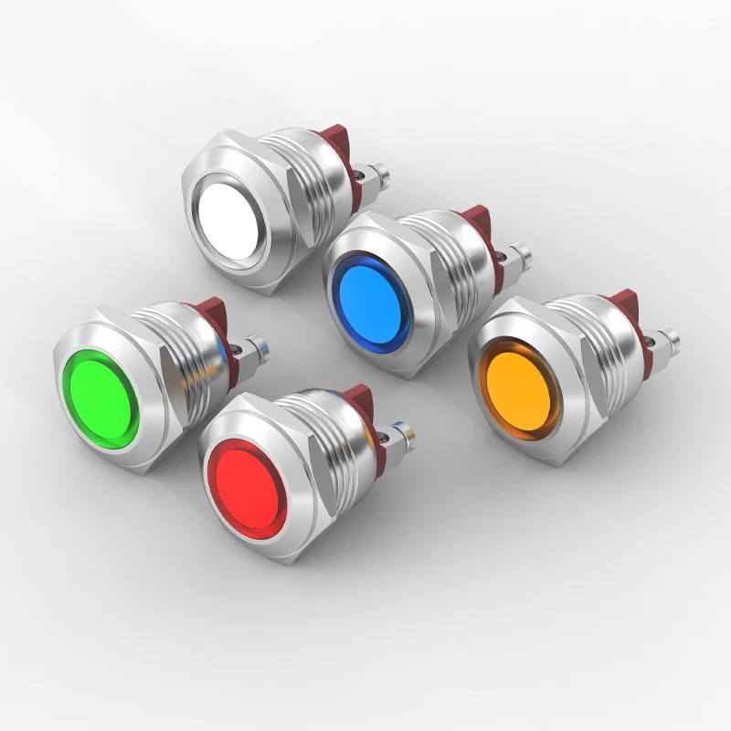 Metal Indicator Light LED 16mm Signal Light Screw Terminal 3V 6V 12V 24V 110V 220V Red Yellow Green Blue White
Metal Indicator Light LED 16mm Signal Light Screw Terminal 3V 6V 12V 24V 110V 220V Red Yellow Green Blue White