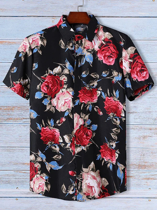 Casual Digital Print Short Sleeve Top Men's Loose Fit Polyester Shirt Daily Wear Comfortable Breathable Fashionable
Casual Digital Print Short Sleeve Top Men's Loose Fit Polyester Shirt Daily Wear Comfortable Breathable Fashionable