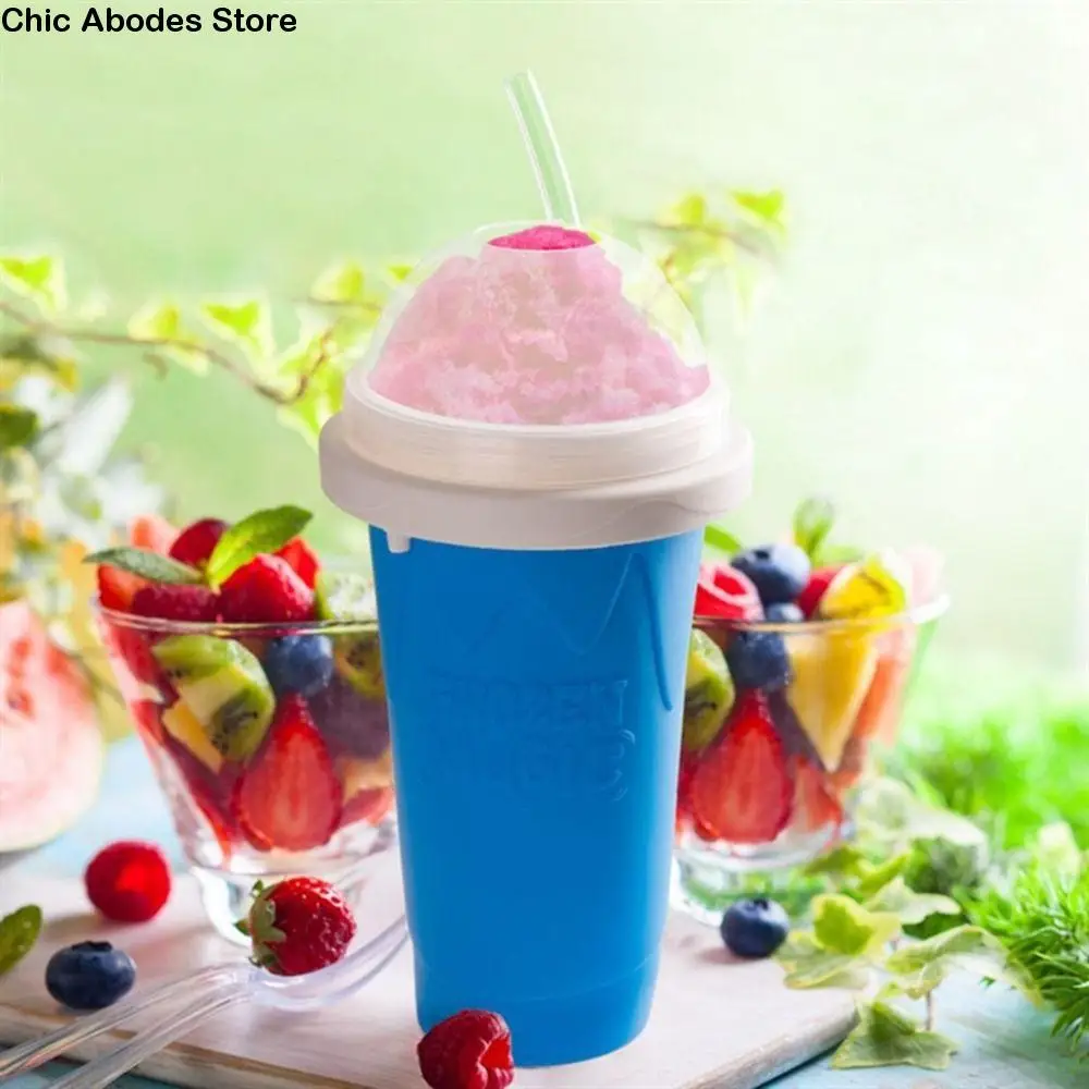 Portable Silicone Smoothies Squeeze Cup Large Capacity Quick-Frozen Ice Cream Maker Cups with Lid Slushy Maker Cup Kids Gifts
Portable Silicone Smoothies Squeeze Cup Large Capacity Quick-Frozen Ice Cream Maker Cups with Lid Slushy Maker Cup Kids Gifts