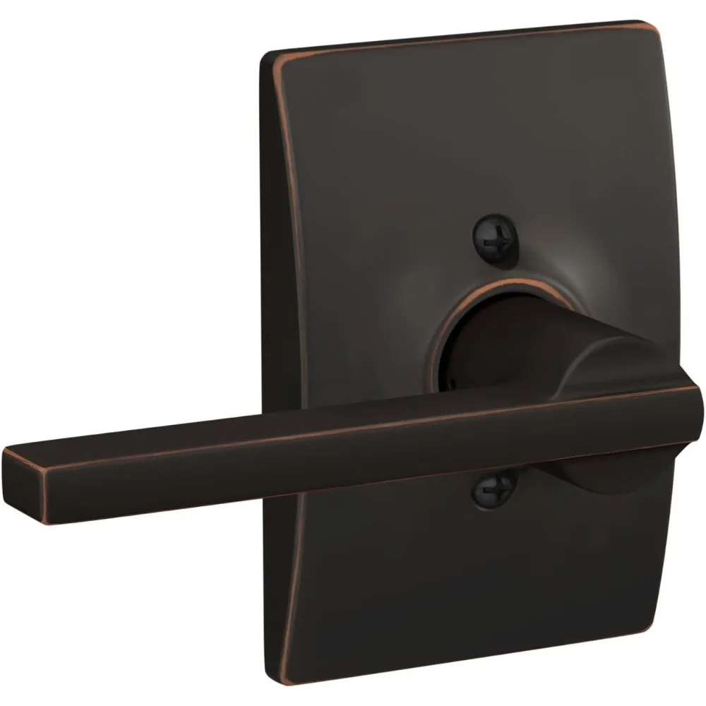 Schlage F170 LAT 716 CEN Latitude Door Lever with Century Trim, One Sided Non-Turning Dummy Door Handle, Aged Bronze
Schlage F170 LAT 716 CEN Latitude Door Lever with Century Trim, One Sided Non-Turning Dummy Door Handle, Aged Bronze