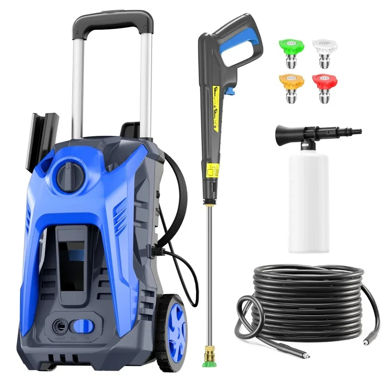 Electric Pressure Washer 4800PSI 2.9GPM Pressure Washer with 25 Ft Hose, 4 Quick Connect Nozzle,Cleaning for Pool, Patio, Car
Electric Pressure Washer 4800PSI 2.9GPM Pressure Washer with 25 Ft Hose, 4 Quick Connect Nozzle,Cleaning for Pool, Patio, Car