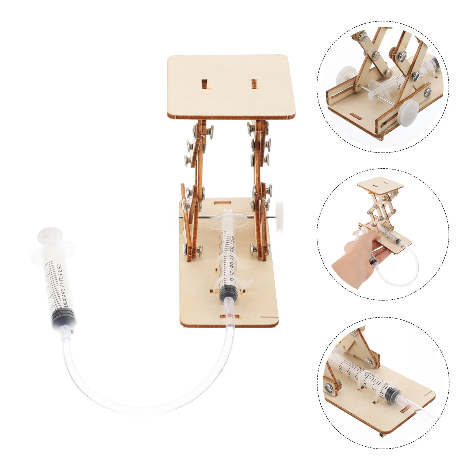 Lifts Kids Toy Engineering Kits for DIY Hydraulic Science Experiment Wooden Building
Lifts Kids Toy Engineering Kits for DIY Hydraulic Science Experiment Wooden Building