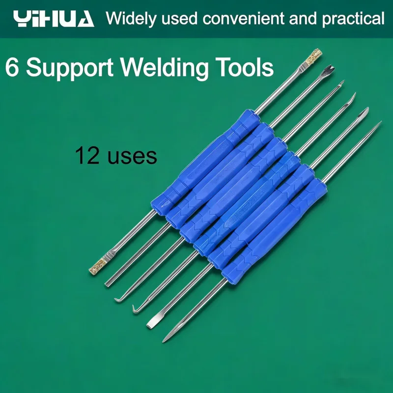 Professional Yihua PCB Rework Kit 6pcs Supports Welding Auxiliary Tools And Is Widely Used In Welding Assembly Maintenance Tools