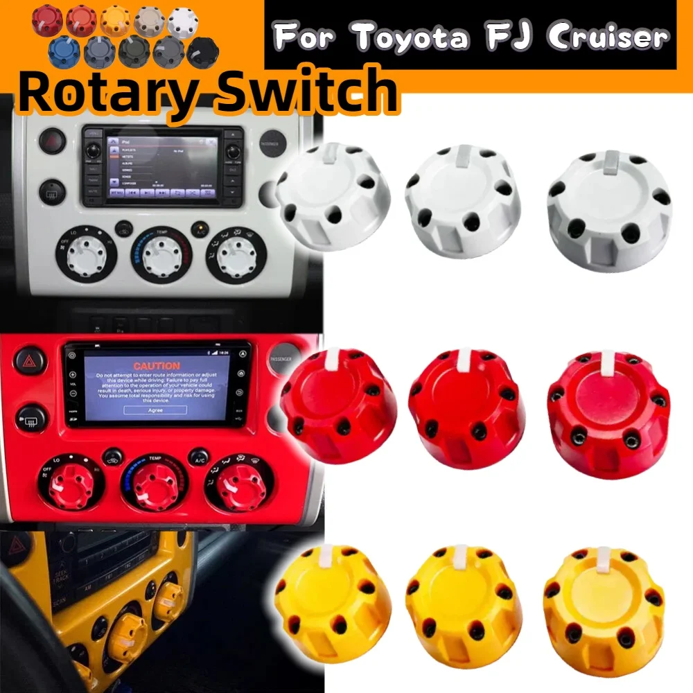 Air Conditioning Knob For Toyota FJ Cruiser Modification FJ Central Control Interior Decoration Cruiser Air Conditioning Button
Air Conditioning Knob For Toyota FJ Cruiser Modification FJ Central Control Interior Decoration Cruiser Air Conditioning Button