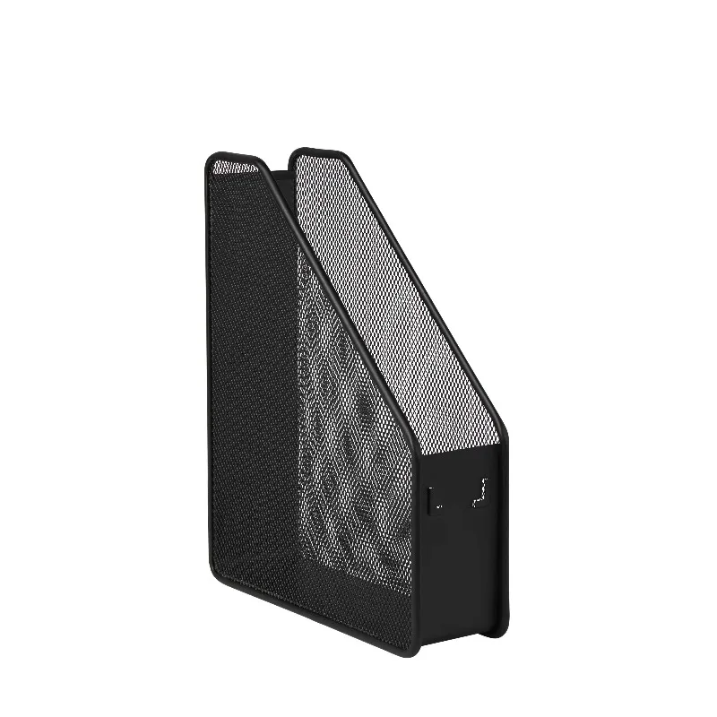 File Organizers, Metal Mesh Magazine File Holder, Black, One Compartment
File Organizers, Metal Mesh Magazine File Holder, Black, One Compartment