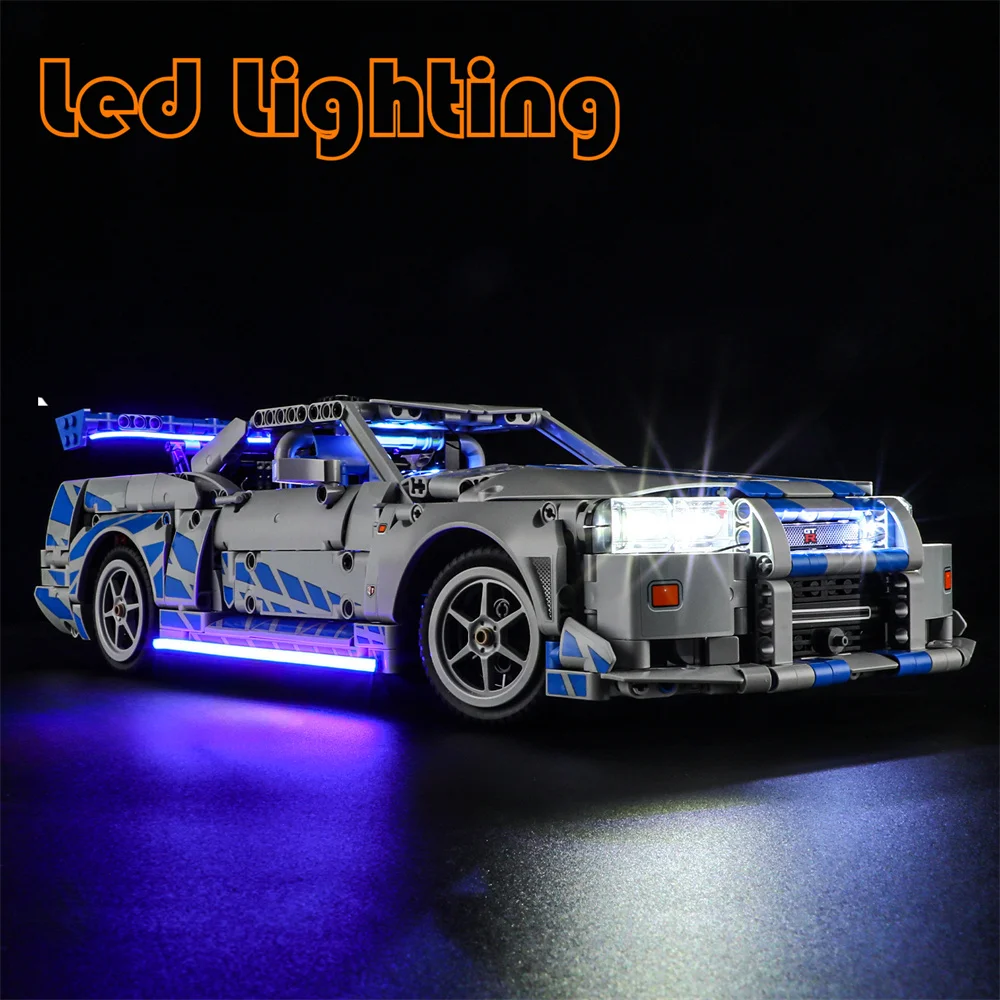 Комплект освещения для автомобиля LEGO 2 Fast 2 Furious Skyline GT-R (R34) без строительного блока (только комплект светодиодных фонарей)
Комплект освещения для автомобиля LEGO 2 Fast 2 Furious Skyline GT-R (R34) без строительного блока (только комплект светодиодных фонарей)