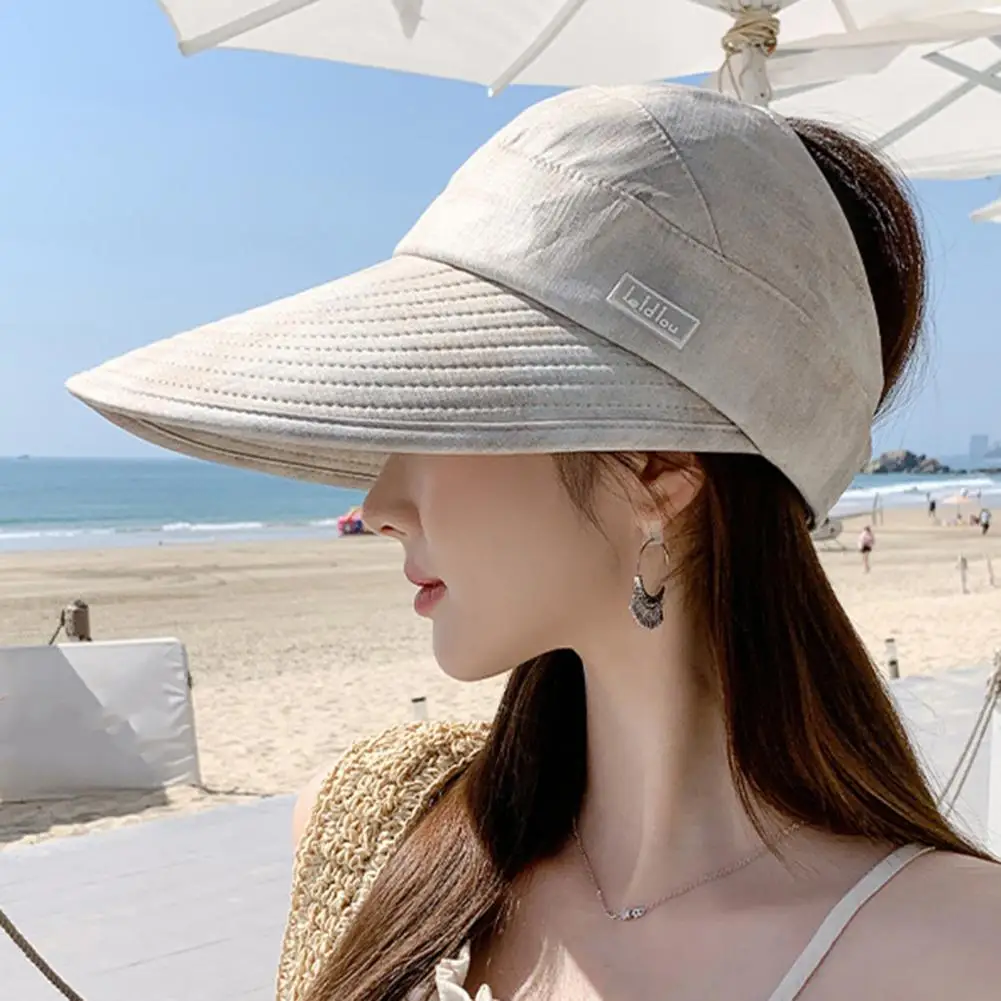 Beach Hat Large Brim Full Face Sun Protection Breathable Semi-Hollow Design Ties Foldable Hat Summer UV Blocking Wide Brim Sun
Beach Hat Large Brim Full Face Sun Protection Breathable Semi-Hollow Design Ties Foldable Hat Summer UV Blocking Wide Brim Sun
