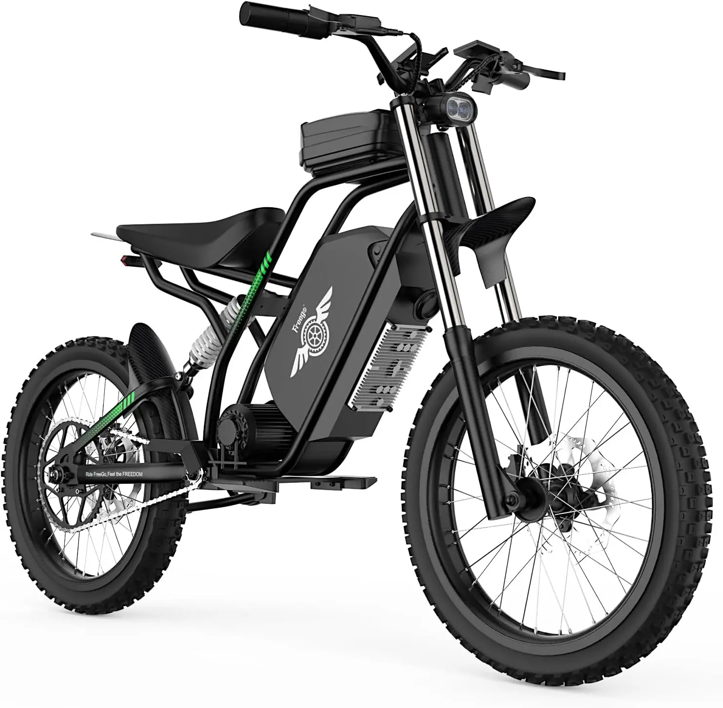 Freego Electric Bike Mid-Drive All-Terrain Dirt Ebike Mountain bike 60V 25AH Bikes Adult Electric Off-Road Bicycle Motocycles
Freego Electric Bike Mid-Drive All-Terrain Dirt Ebike Mountain bike 60V 25AH Bikes Adult Electric Off-Road Bicycle Motocycles