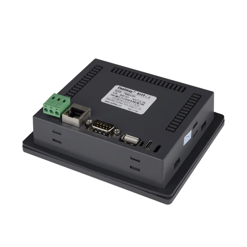 Coolmay Ethernet TCP PLC Hmi «все в одном» 5-дюймовый EX3G-80 Совместимый с FX3G FX3U FX3S GX Works2 AI AO Com Port DIY EX3G-8043H-24MR
Coolmay Ethernet TCP PLC Hmi «все в одном» 5-дюймовый EX3G-80 Совместимый с FX3G FX3U FX3S GX Works2 AI AO Com Port DIY EX3G-8043H-24MR