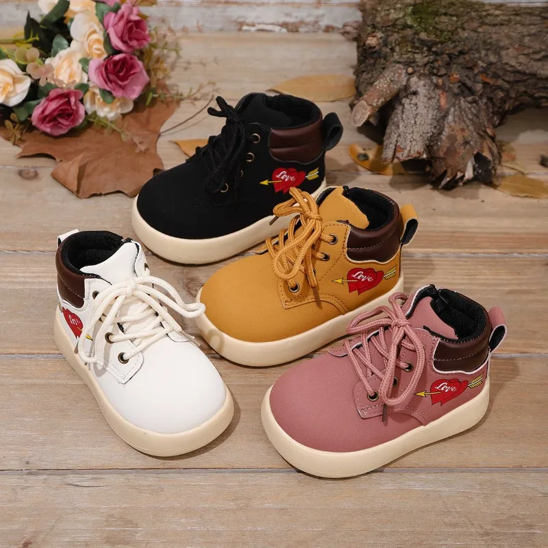 Children's Platform Ankle Boots Autumn Winter Kids Fashion Causal Short Boots Thick Bottom Non-slip Girls School Leather Boots
Children's Platform Ankle Boots Autumn Winter Kids Fashion Causal Short Boots Thick Bottom Non-slip Girls School Leather Boots