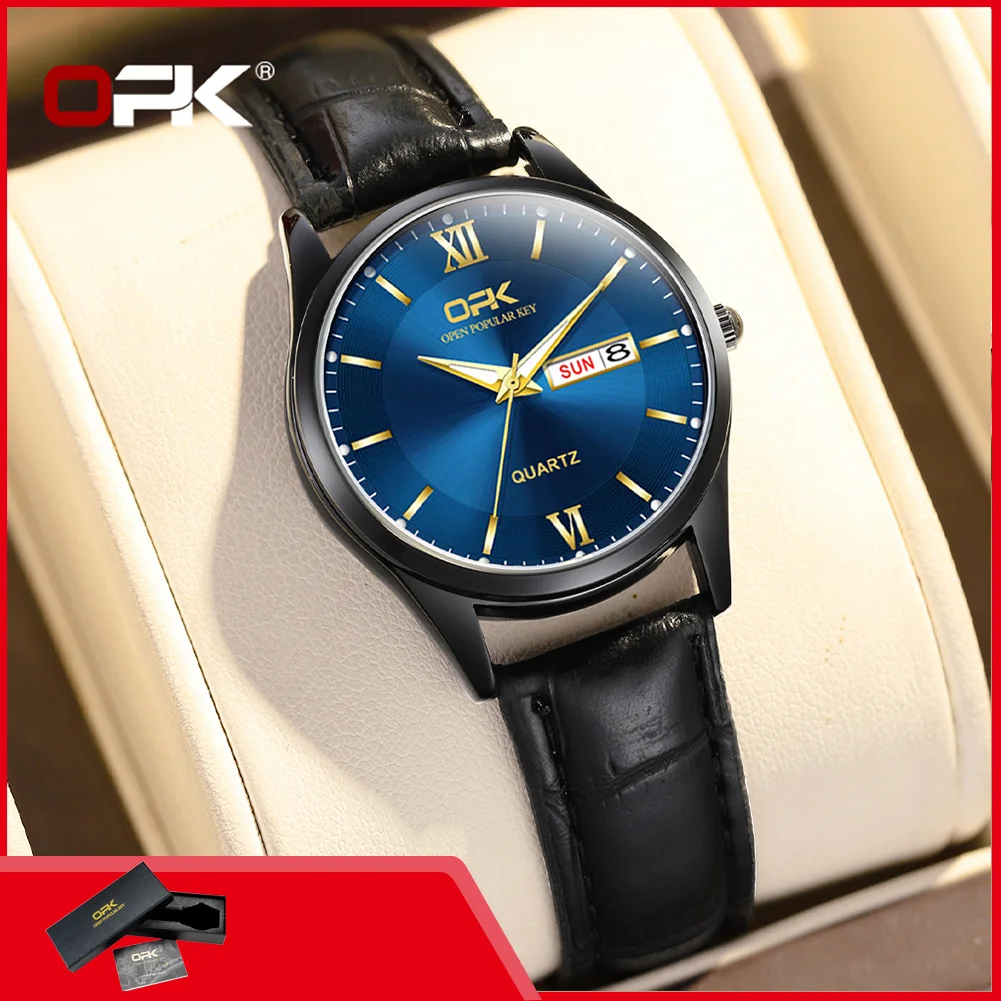 OPK 8132 Elegant Fashion Ladies Wristwatch Dual Calendar Luminous Waterproof Original Women's Dress Quartz Watch
OPK 8132 Elegant Fashion Ladies Wristwatch Dual Calendar Luminous Waterproof Original Women's Dress Quartz Watch