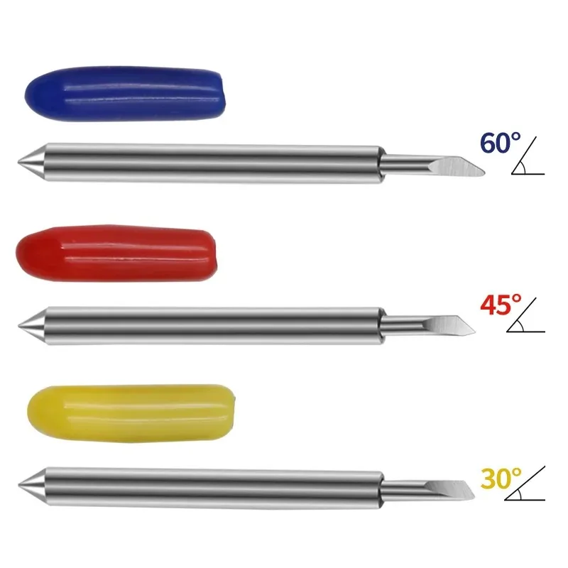 Plotter Tungsten Carbide Vinyl Blade Film Cutting Knife 1.95x2.5mm Diameter 30 Degree 45 Degree 60 Degree
Plotter Tungsten Carbide Vinyl Blade Film Cutting Knife 1.95x2.5mm Diameter 30 Degree 45 Degree 60 Degree