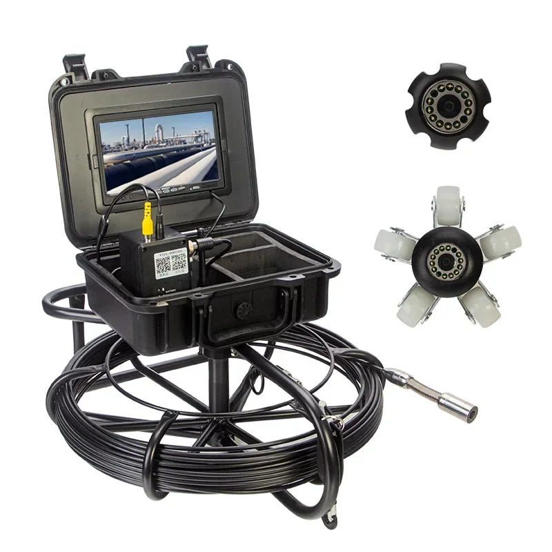 SYANSPAN 7inch 23mm Waterproof Pipe Inspection Video Camera Drain Sewer Pipeline Industrial Endoscope with 12 LEDS
SYANSPAN 7inch 23mm Waterproof Pipe Inspection Video Camera Drain Sewer Pipeline Industrial Endoscope with 12 LEDS