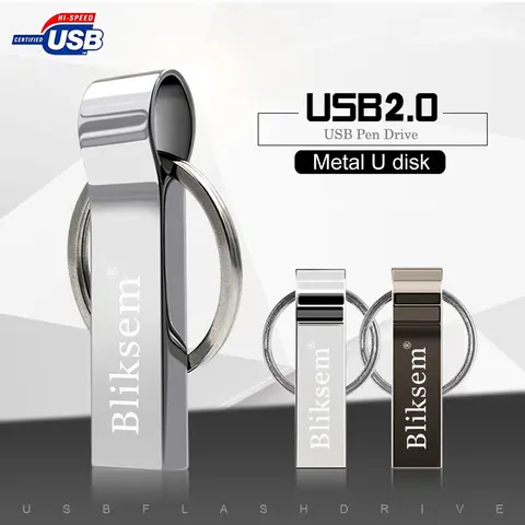 Clé USB 2.0 haute vitesse 128 Go 64 Go 32 Go 16 Go 8 Go 4 Go 2 Go 1 Go, clé USB, clé mémoire USB pour Micro/PC