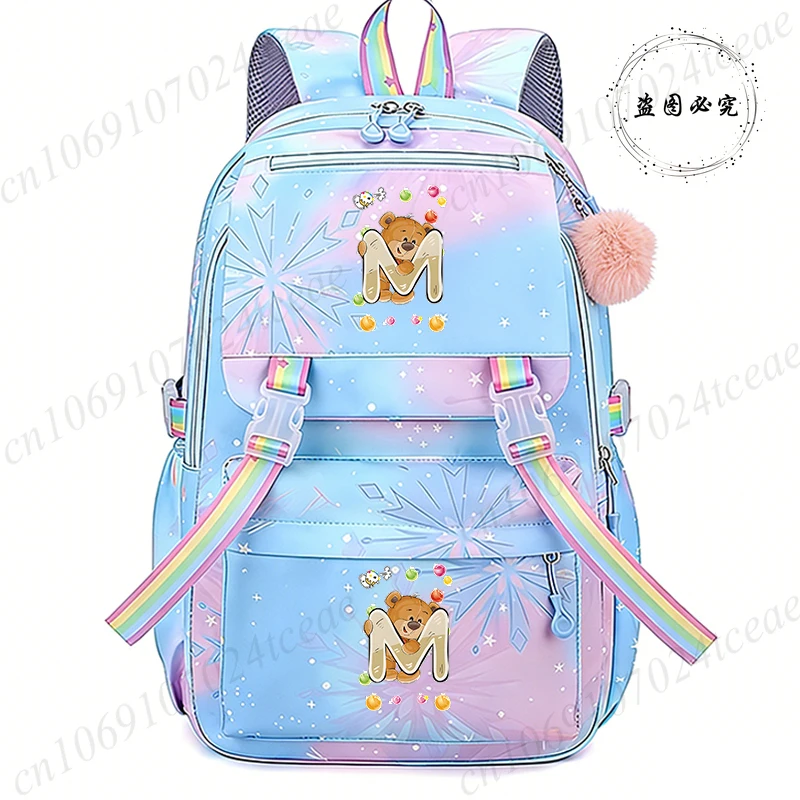 Backpacks for Teenager Girls,bear Alphabet Anime Kawaii Women's Fashion Casual Backpack Bags, Daily Travel Bagpack for Students
Backpacks for Teenager Girls,bear Alphabet Anime Kawaii Women's Fashion Casual Backpack Bags, Daily Travel Bagpack for Students