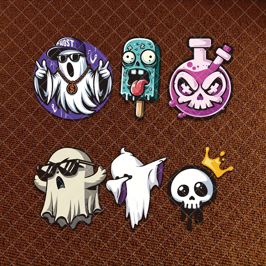 1 шт., набор игривых наклеек с призраком на Хэллоуин — подходит для чехлов для журналов, шлемов, велосипедных рамов и декора
1 шт., набор игривых наклеек с призраком на Хэллоуин — подходит для чехлов для журналов, шлемов, велосипедных рамов и декора