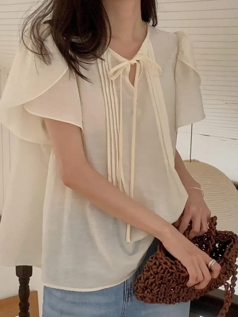 East Gate Women's Casual Style Short Sleeve Shirt Fabric Cool Sensation Pleated Loose Fit round Neck Daily Wear
East Gate Women's Casual Style Short Sleeve Shirt Fabric Cool Sensation Pleated Loose Fit round Neck Daily Wear