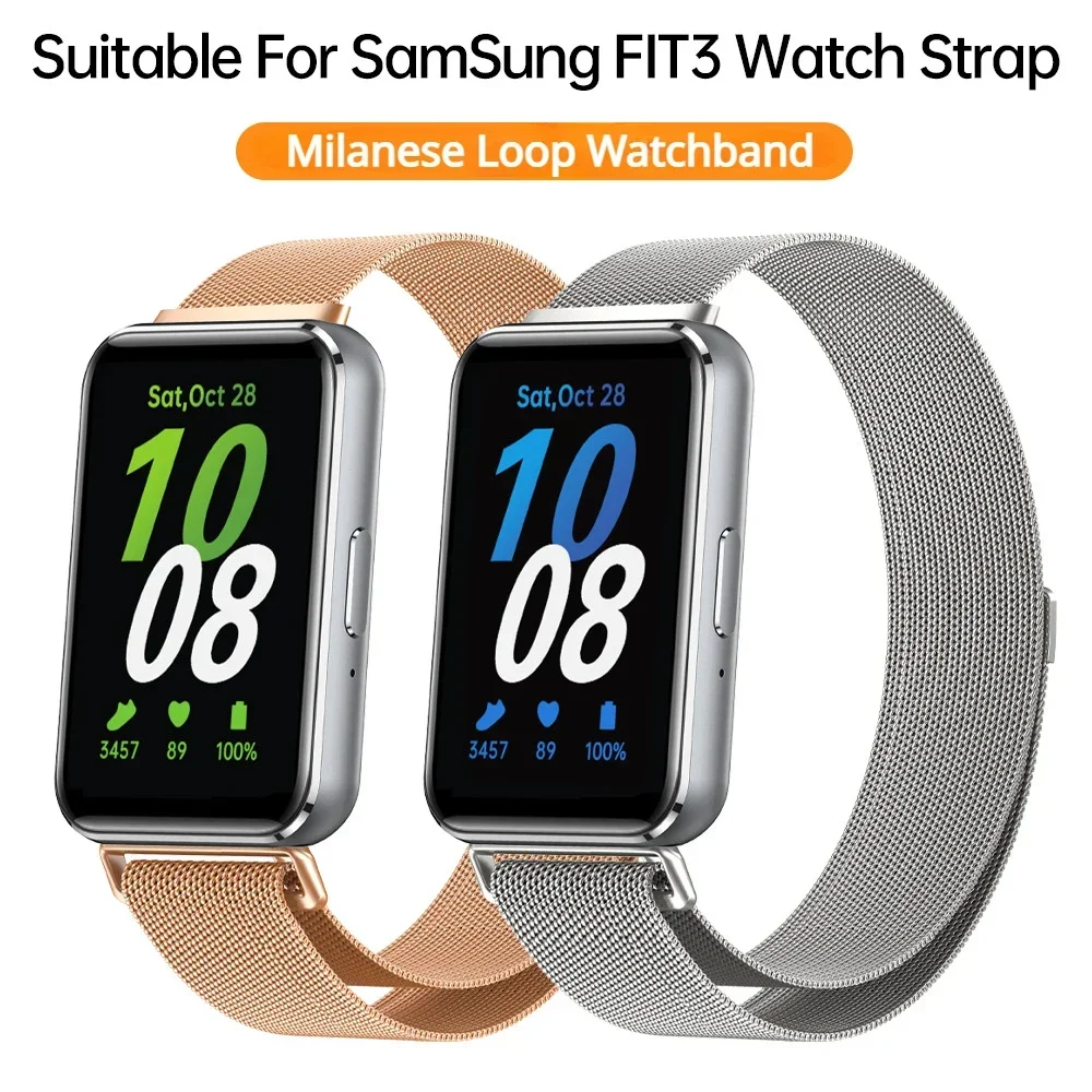 Магнитный ремешок для Samsung Galaxy Fit 3 из нержавеющей стали Миланская петля браслет для Samsung Fit 3 браслет аксессуары Correa
Магнитный ремешок для Samsung Galaxy Fit 3 из нержавеющей стали Миланская петля браслет для Samsung Fit 3 браслет аксессуары Correa