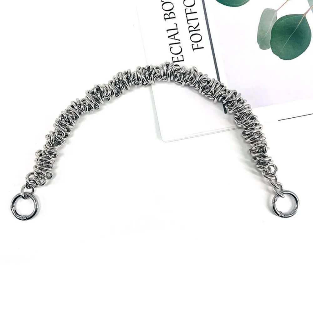 Casual Exquisite Irregular Handbag Chain Decorative Silver Shoulder Bag Strap Detachable Adjustable Metal Handle Bag Accessories
Casual Exquisite Irregular Handbag Chain Decorative Silver Shoulder Bag Strap Detachable Adjustable Metal Handle Bag Accessories