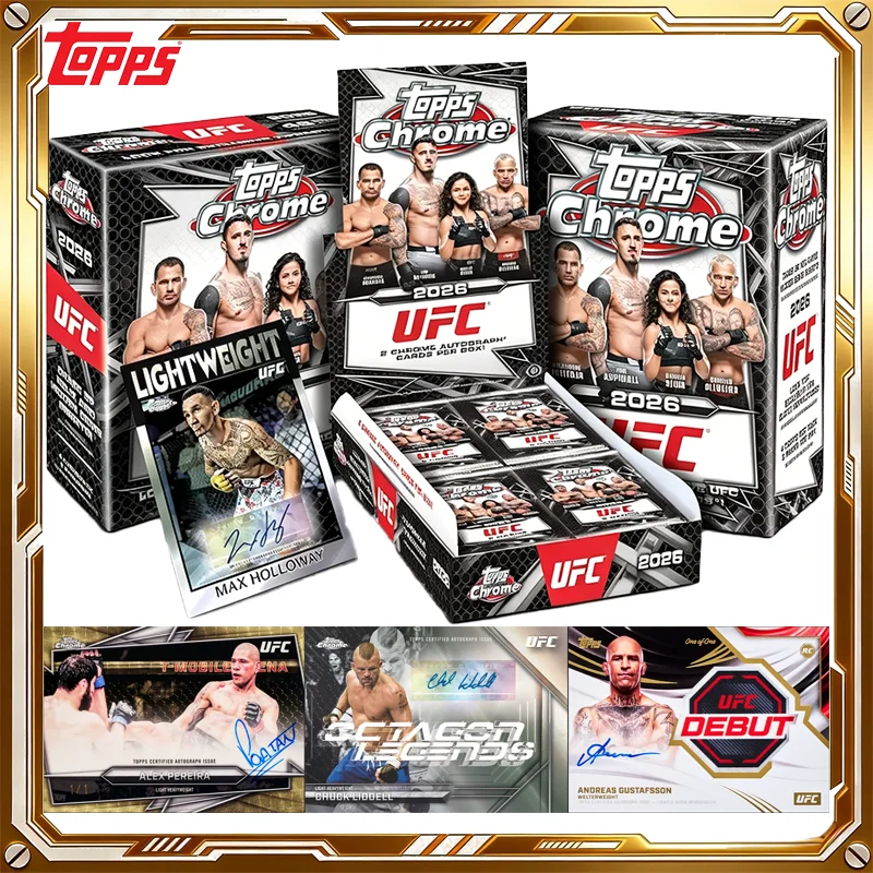 2026 Topps Chrome UFC Card Ultimate Fighting Championship Mystery Box Genuine Trading Cards Toys Birthday Gifts for Boys Girls
2026 Topps Chrome UFC Card Ultimate Fighting Championship Mystery Box Genuine Trading Cards Toys Birthday Gifts for Boys Girls
