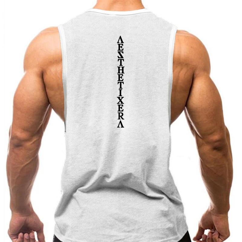 Gym Bodybuilding Muscle Workout Vest Men's Running Sports Sleeveless Vest Mesh Quick Dry Graphic Print Clothes
Gym Bodybuilding Muscle Workout Vest Men's Running Sports Sleeveless Vest Mesh Quick Dry Graphic Print Clothes