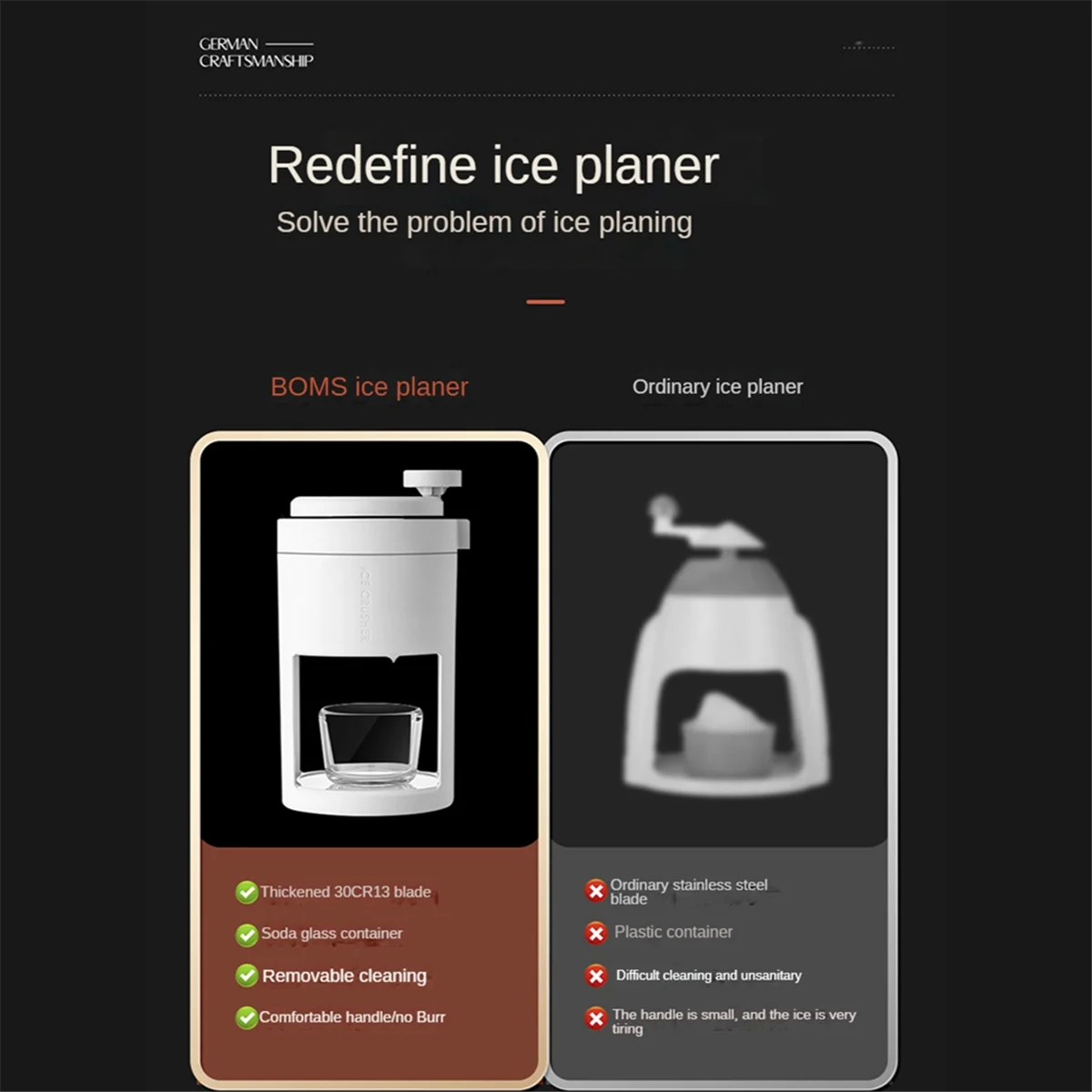 Ice Crusher Summer Ice Shaver Crusher Home Manual Ice Crushers Tool Cafe Bar Kitchen Handheld Snow Manual Crusher
Ice Crusher Summer Ice Shaver Crusher Home Manual Ice Crushers Tool Cafe Bar Kitchen Handheld Snow Manual Crusher