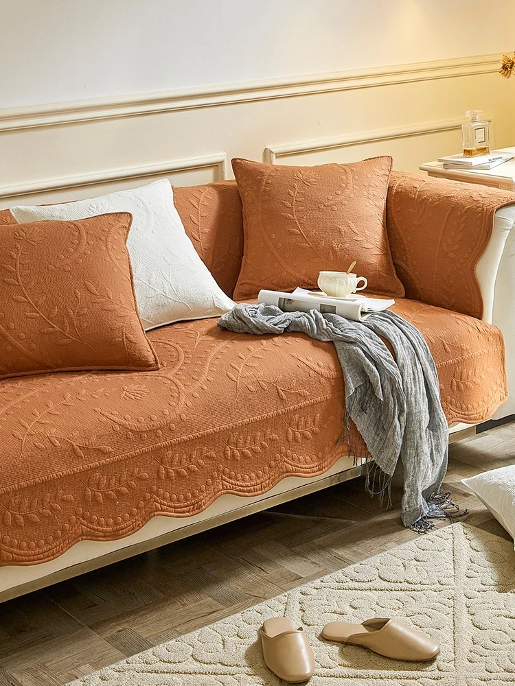 Modern Pure Cotton Sofa Cuion Non-Slip Fabric Pad Cover for All Seasons Versatile Couch Cuion Protector Home Decor
Modern Pure Cotton Sofa Cuion Non-Slip Fabric Pad Cover for All Seasons Versatile Couch Cuion Protector Home Decor