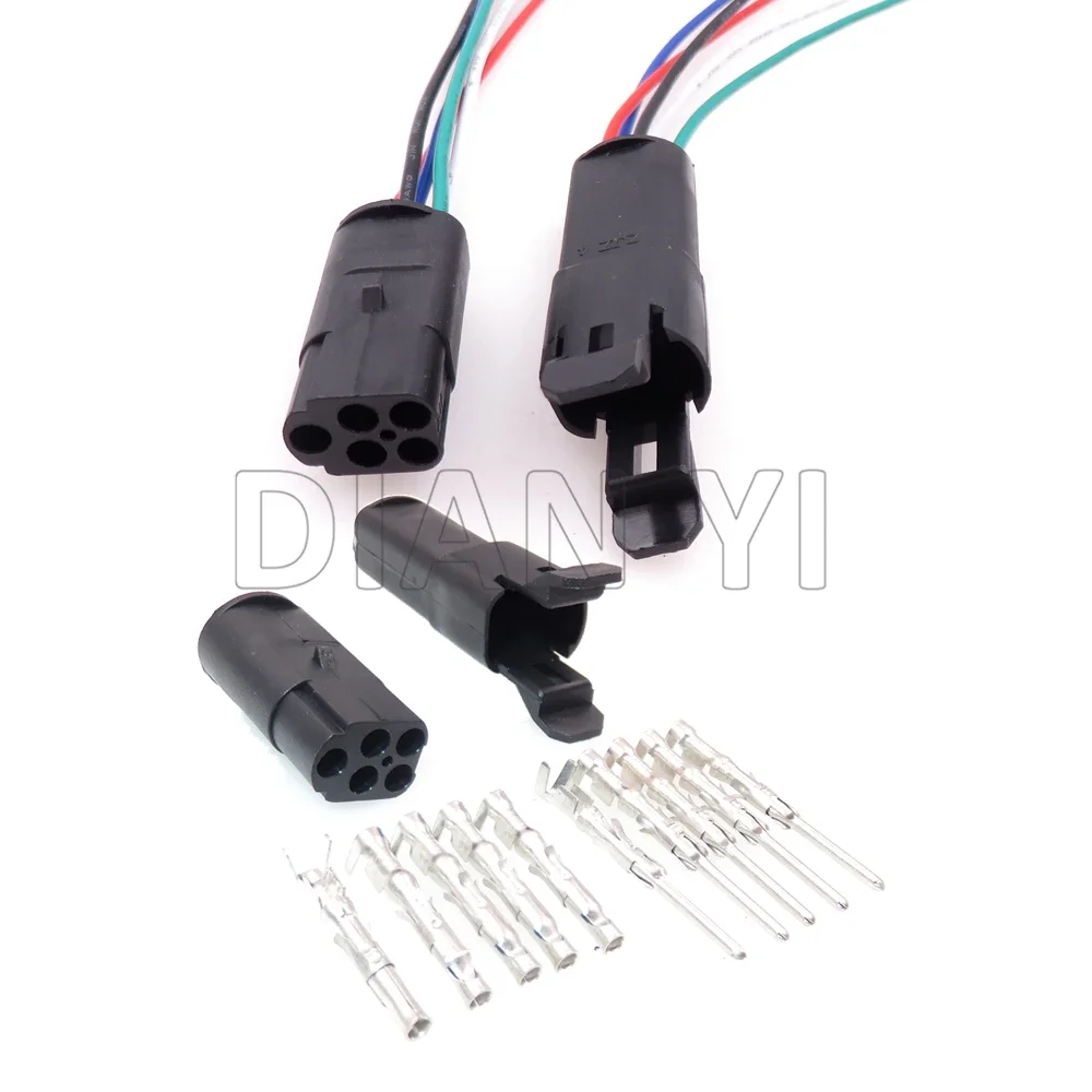 1 Set 5 Way AC Assembly Auto Sealed Connectors Car Male Female Wiring Harness Socket With Cables
1 Set 5 Way AC Assembly Auto Sealed Connectors Car Male Female Wiring Harness Socket With Cables