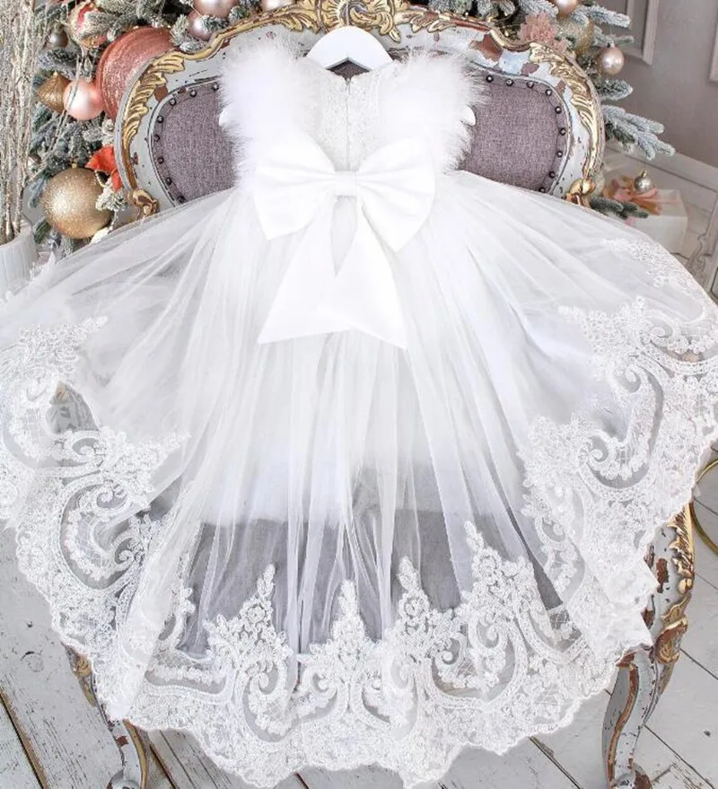White Ball Gown Flower Girl Dress for Wedding with Big Bow Princess Party Gown Birthday Dress Kid 1-14T
White Ball Gown Flower Girl Dress for Wedding with Big Bow Princess Party Gown Birthday Dress Kid 1-14T