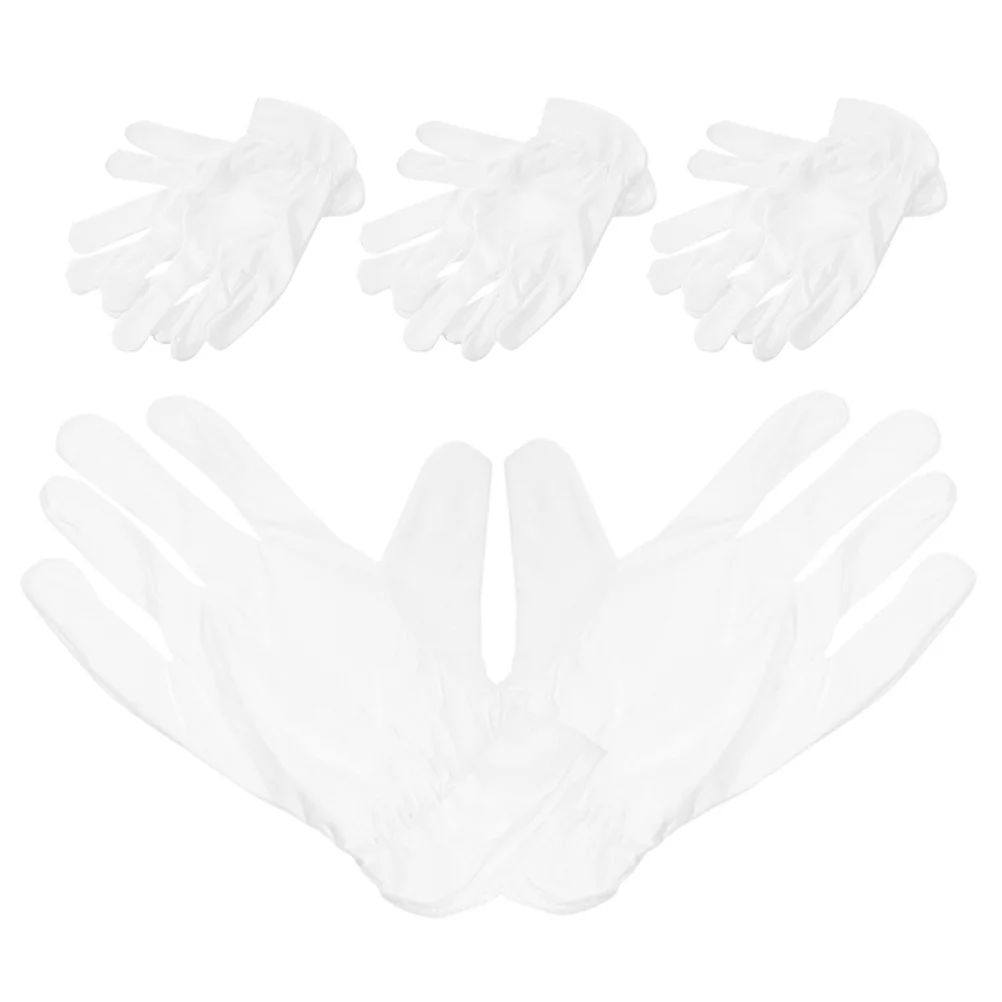 4pcs White Microfiber Anti-Static Gloves For Jewelry Silver Inspection Polishing Multifunctional Hand Protection Working Glove 
4pcs White Microfiber Anti-Static Gloves For Jewelry Silver Inspection Polishing Multifunctional Hand Protection Working Glove