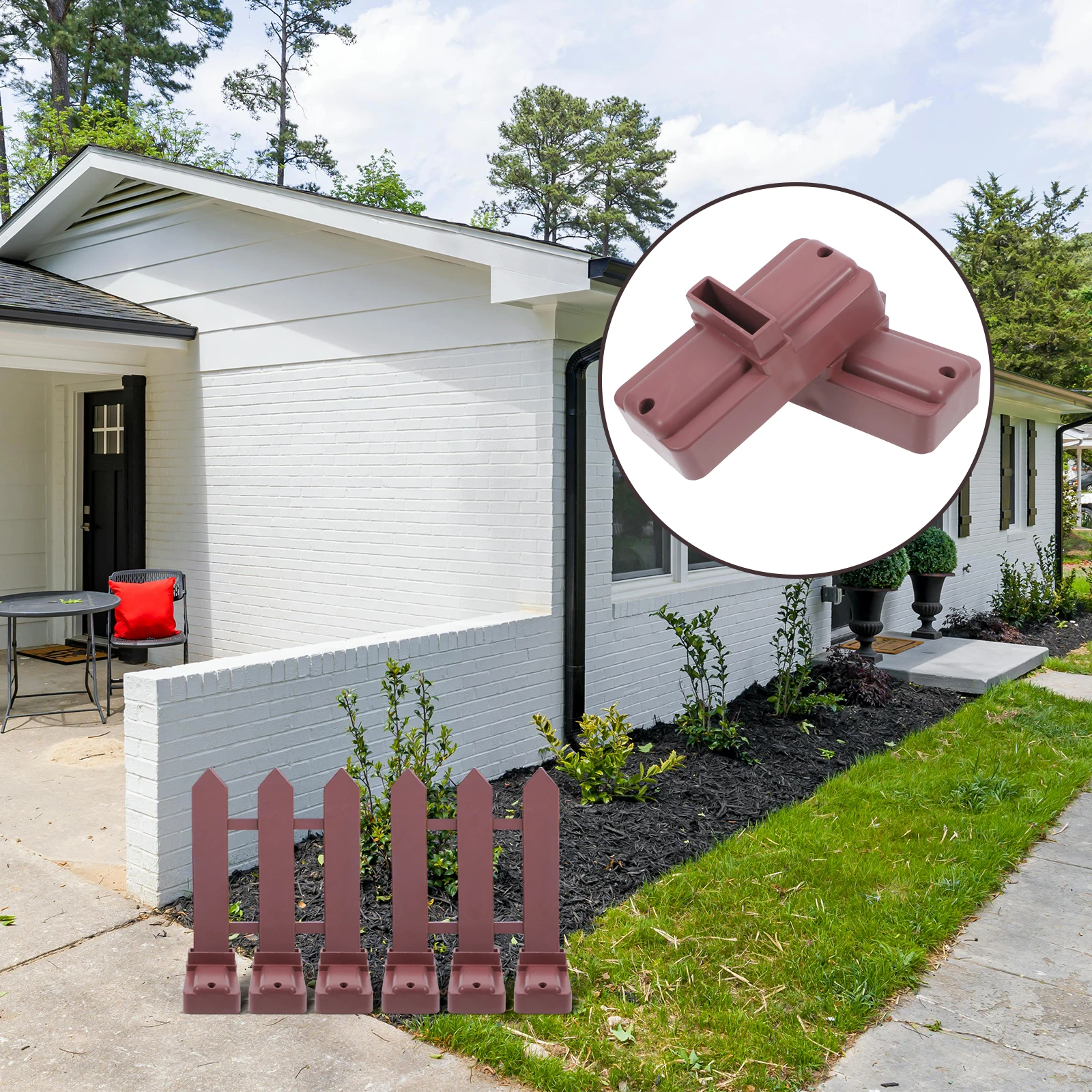 2pcs Plastic Fence Base Freestanding Support Bracket For Yard Border Privacy Screen Panel Stand Outdoor Stable Security
2pcs Plastic Fence Base Freestanding Support Bracket For Yard Border Privacy Screen Panel Stand Outdoor Stable Security