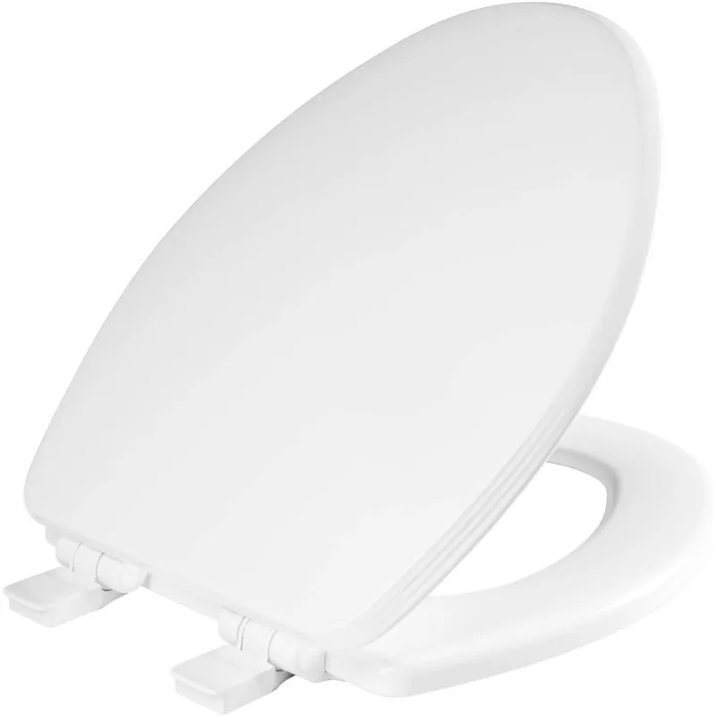 Ashland Modern Wood Toilet Seat with Decorative Edge, Slow Close, Secure Hinges, Elongated, White
Ashland Modern Wood Toilet Seat with Decorative Edge, Slow Close, Secure Hinges, Elongated, White
