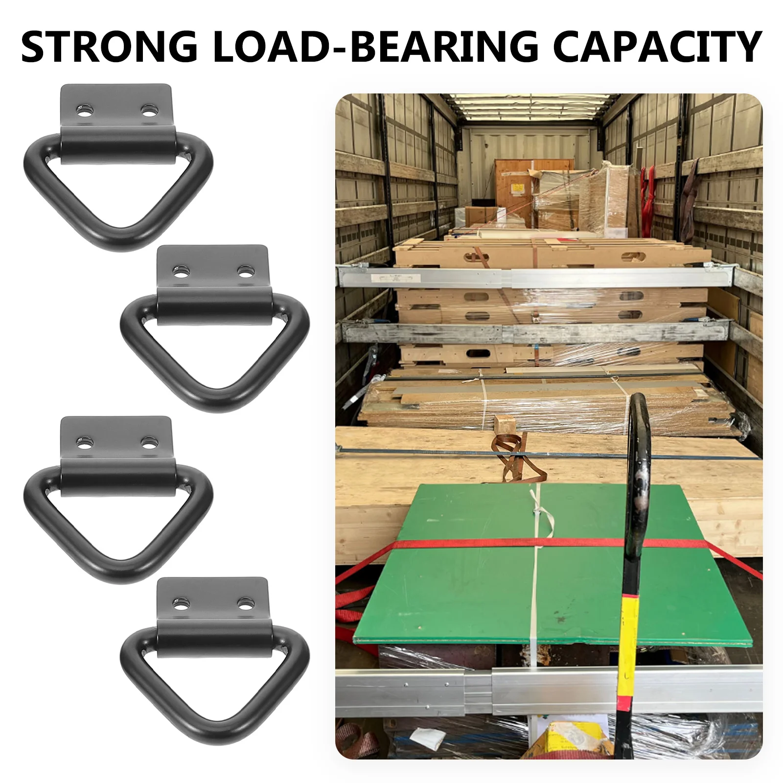 4pcs Truck Cargo Hooks Tie Down Lashing Rings Heavy Duty Stainless Steel Anchors For Trailer Fixation Car Trunk Bed
4pcs Truck Cargo Hooks Tie Down Lashing Rings Heavy Duty Stainless Steel Anchors For Trailer Fixation Car Trunk Bed