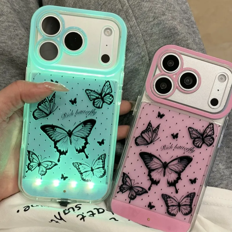 Change Color Luminous Call Light Up Flash Bowknot Phone Case For iPhone 16 15 13 12 11 14 17 Pro Max Plus Air Shockproof Cover
Change Color Luminous Call Light Up Flash Bowknot Phone Case For iPhone 16 15 13 12 11 14 17 Pro Max Plus Air Shockproof Cover