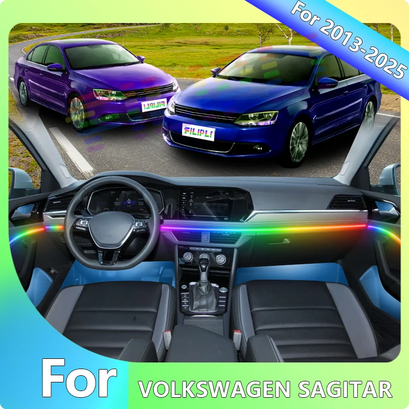 FILIPLI For 2022 For The Volkswagen Sagitar Ambient Light Car Gadgets Decorations Accessories 64 RGB Car Decoration Led Remote
FILIPLI For 2022 For The Volkswagen Sagitar Ambient Light Car Gadgets Decorations Accessories 64 RGB Car Decoration Led Remote