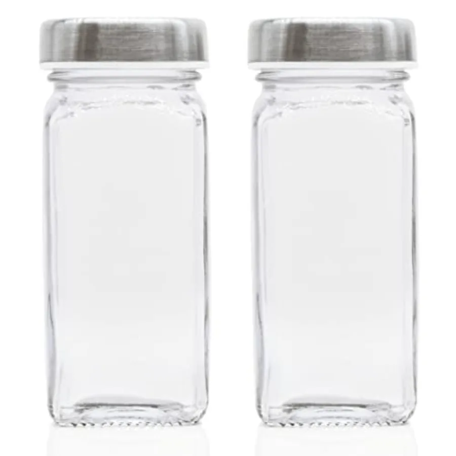 Spice Jars, 4 oz Glass Seasoning Bottles, Spices Container, Empty Spice Jars, Square Spice Bottles with Airtight Caps with Shak
Spice Jars, 4 oz Glass Seasoning Bottles, Spices Container, Empty Spice Jars, Square Spice Bottles with Airtight Caps with Shak