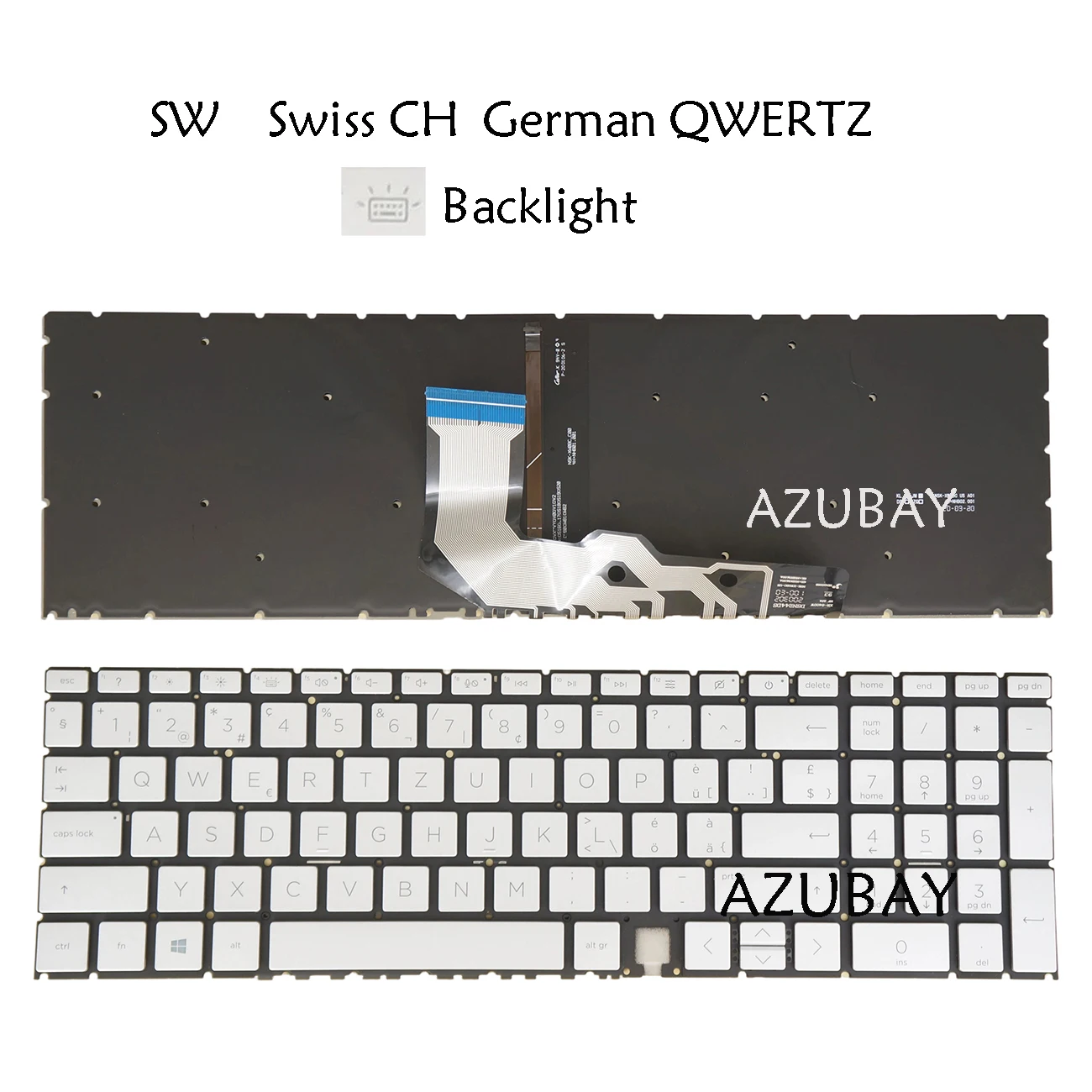Backlit Keyboard for HP 15-ed00 15m-ed00 17-cg00 17m-cg0 17t-cg0 17-ch0 17t-ch0 17m-ch0 15-ee0 15m-ee0 15z-ee0 Swiss CH QWERTZ
Backlit Keyboard for HP 15-ed00 15m-ed00 17-cg00 17m-cg0 17t-cg0 17-ch0 17t-ch0 17m-ch0 15-ee0 15m-ee0 15z-ee0 Swiss CH QWERTZ