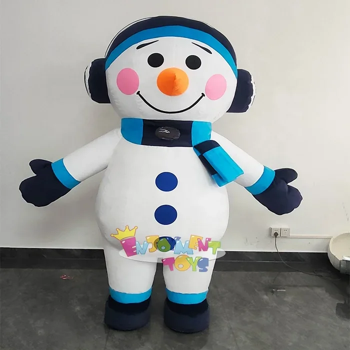 New Inflatable Christmas Snowman Mascot Adult Size Performance Set with Headphone Design Costumes No Battery
New Inflatable Christmas Snowman Mascot Adult Size Performance Set with Headphone Design Costumes No Battery