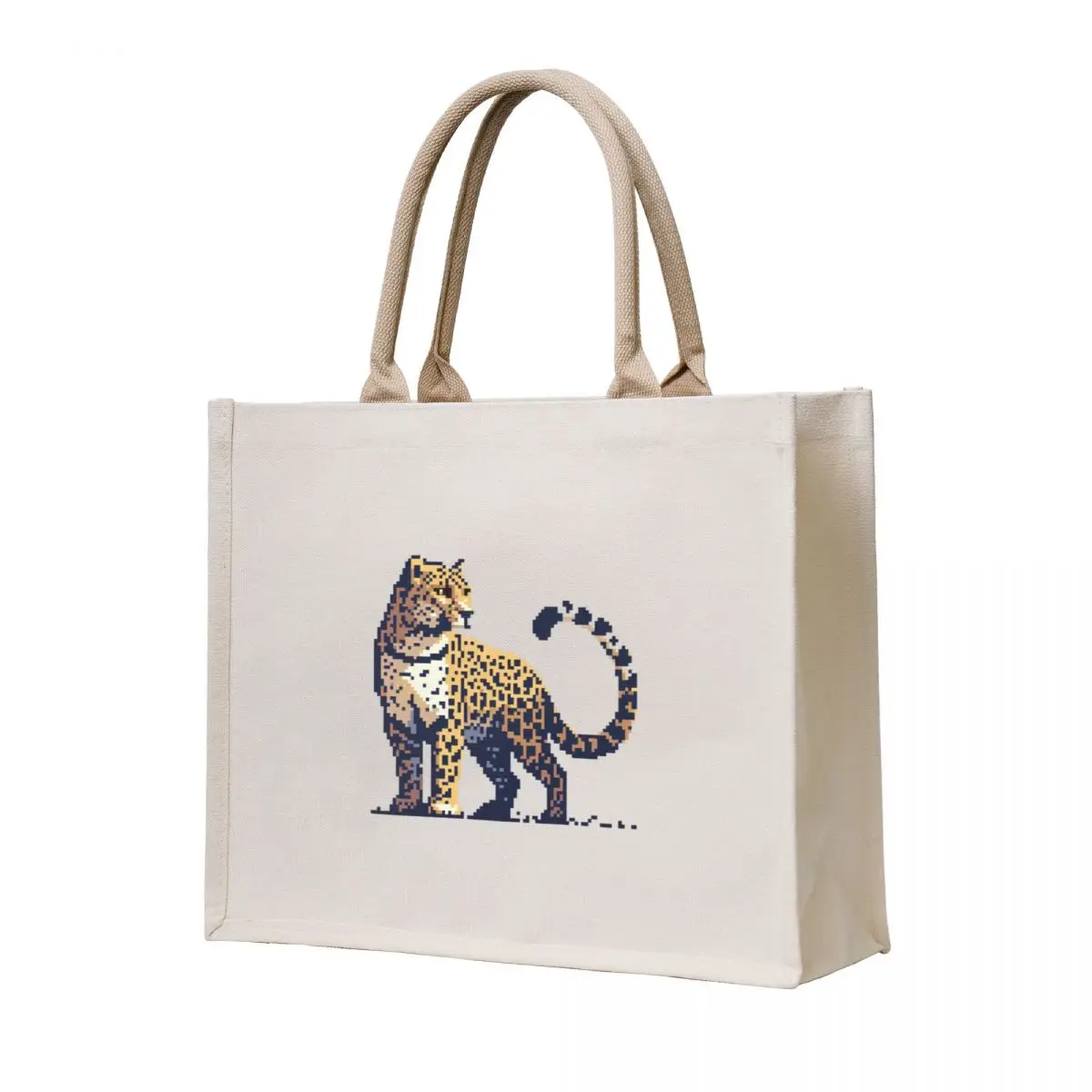 Pixelated Leopard Tote Bag tote bag university Large bags for women supermarket folding bag
Pixelated Leopard Tote Bag tote bag university Large bags for women supermarket folding bag