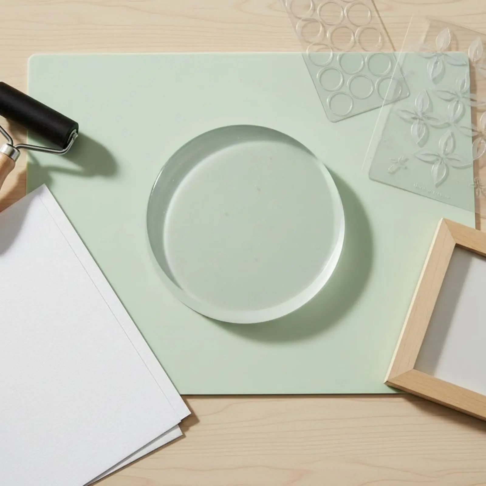 3 Pieces Gel Press Set Reusable Gel Printing Plate Kit Gelatine Printing Board Kit Easy to Clean for Classroom
3 Pieces Gel Press Set Reusable Gel Printing Plate Kit Gelatine Printing Board Kit Easy to Clean for Classroom